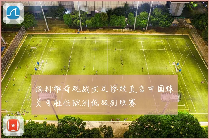 扬科维奇观战女足惨败直言中国球员可胜任欧洲低级别联赛