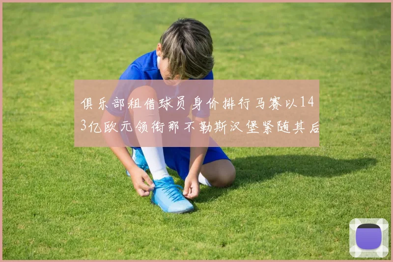 俱乐部租借球员身价排行马赛以143亿欧元领衔那不勒斯汉堡紧随其后